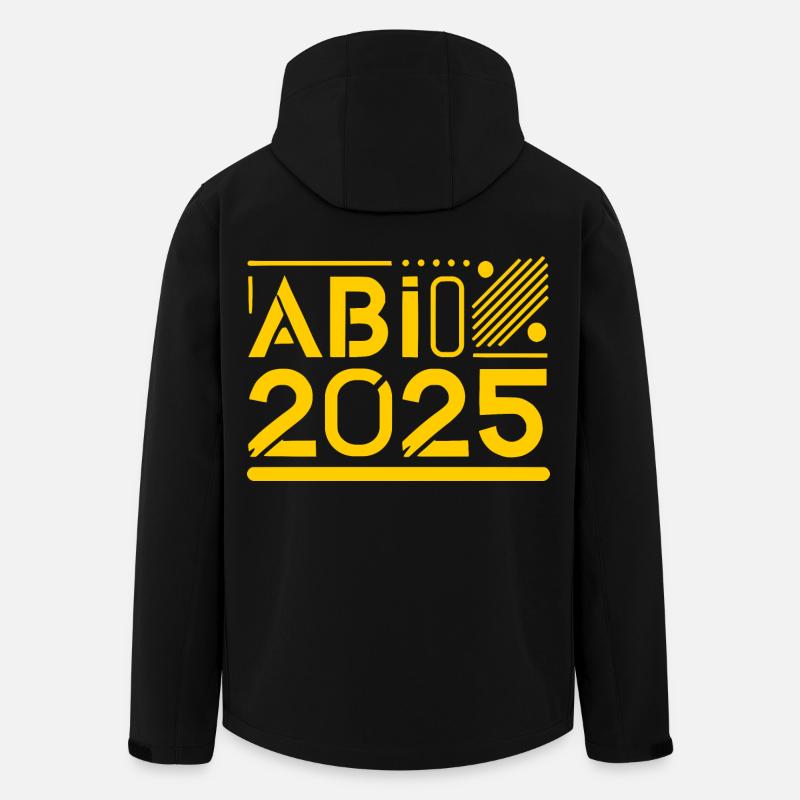 Abi 2025 - Recycelte Männer Softshell-Jacke von Stanley/Stella - Schwarz
