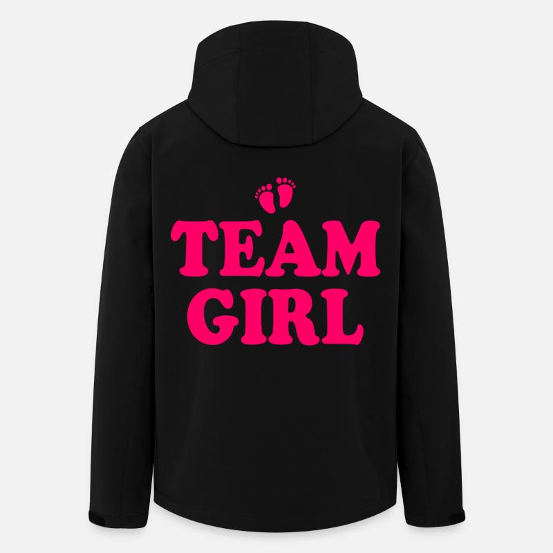 Team girl - Recycelte Männer Softshell-Jacke von Stanley/Stella - Schwarz
