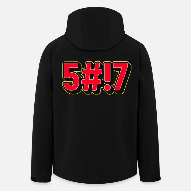 Shit 3D - Men’s Recycled Softshell Jacket by Stanley/Stella - black