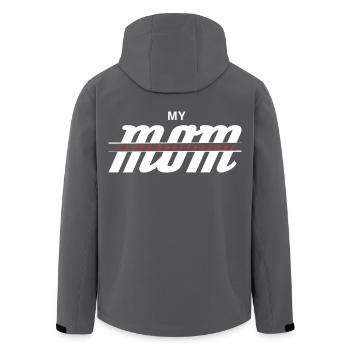Chemise Ma Maman Le Meilleur Professeur - Veste softshell homme en polyester recyclé Stanley/Stella - noir - Dos - AI Model Male 185 light (185cm)