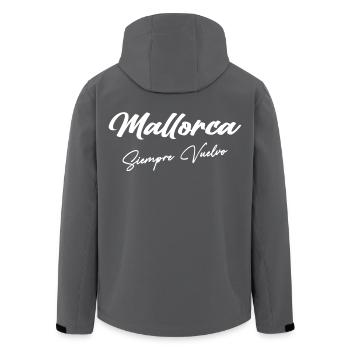 Mallorca - Recycelte Männer Softshell-Jacke von Stanley/Stella - Schwarz - Hinten - AI Model Male 185 light (185cm)
