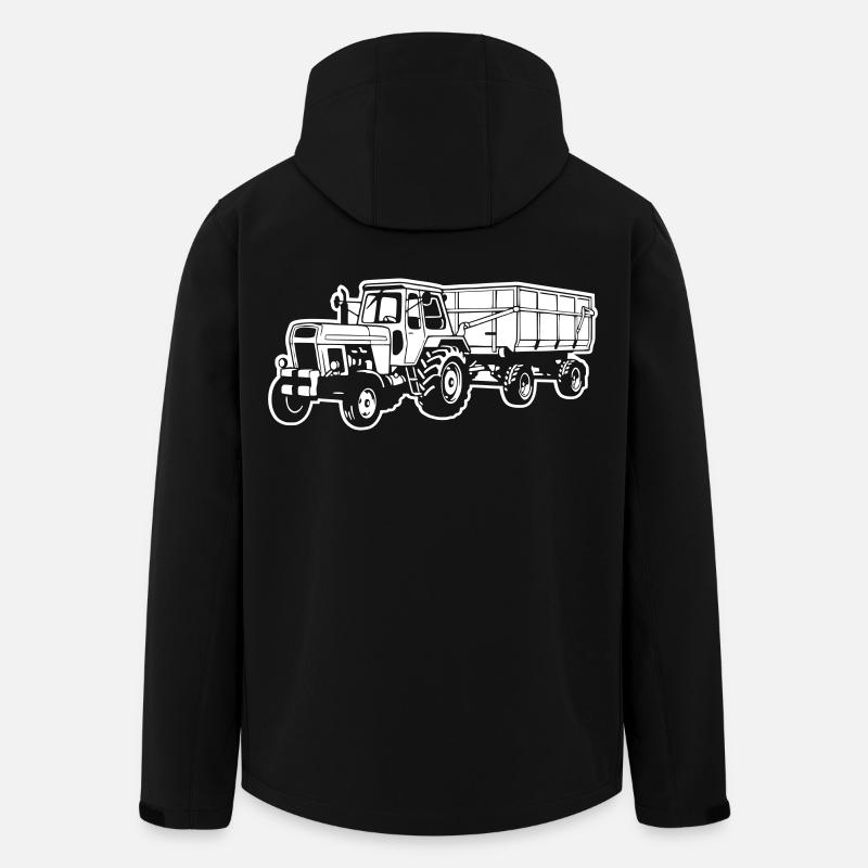 ZT300 avec HW80 (Image différente) - Veste softshell homme en polyester recyclé Stanley/Stella - noir