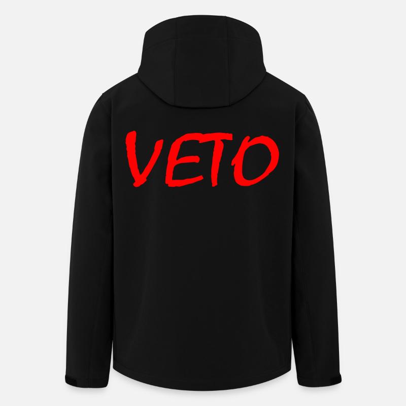 Veto - Recycelte Männer Softshell-Jacke von Stanley/Stella - Schwarz