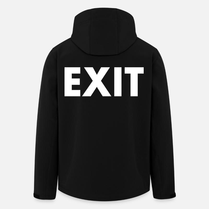Exit - Veste softshell homme en polyester recyclé Stanley/Stella - noir