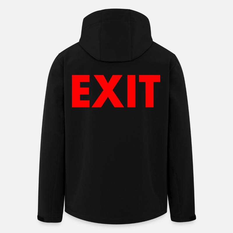 Exit - Men’s Recycled Softshell Jacket by Stanley/Stella - black