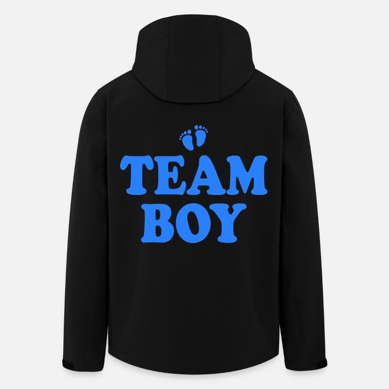Team boy - Men’s Recycled Softshell Jacket by Stanley/Stella - black