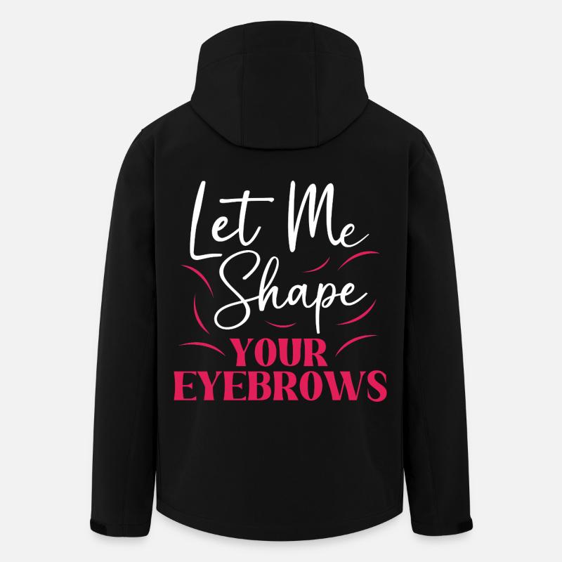 Make-up Microblading Kosmetik Kosmetikerin - Recycelte Männer Softshell-Jacke von Stanley/Stella - Schwarz