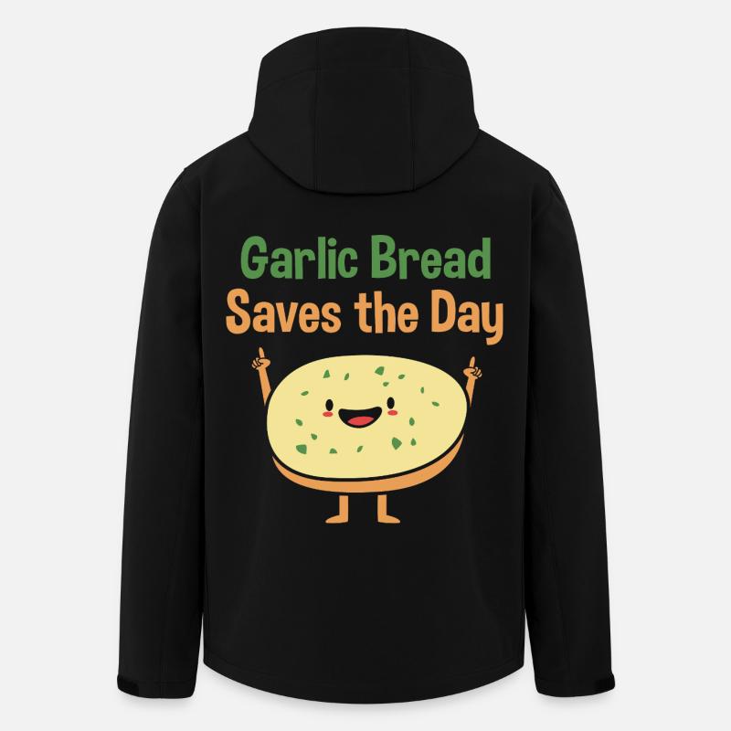 Brot Knoblauch - Recycelte Männer Softshell-Jacke von Stanley/Stella - Schwarz