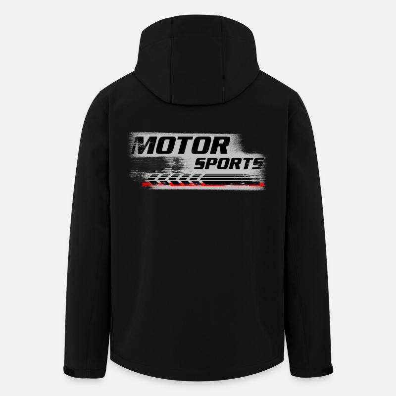 Motor Sports - Men’s Recycled Softshell Jacket by Stanley/Stella - black