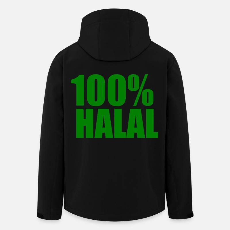 Halal - Men’s Recycled Softshell Jacket by Stanley/Stella - black