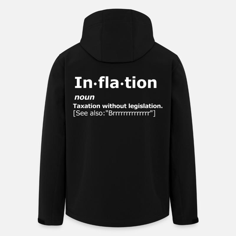 Libertarian Inflation Definition. - Recycelte Männer Softshell-Jacke von Stanley/Stella - Schwarz