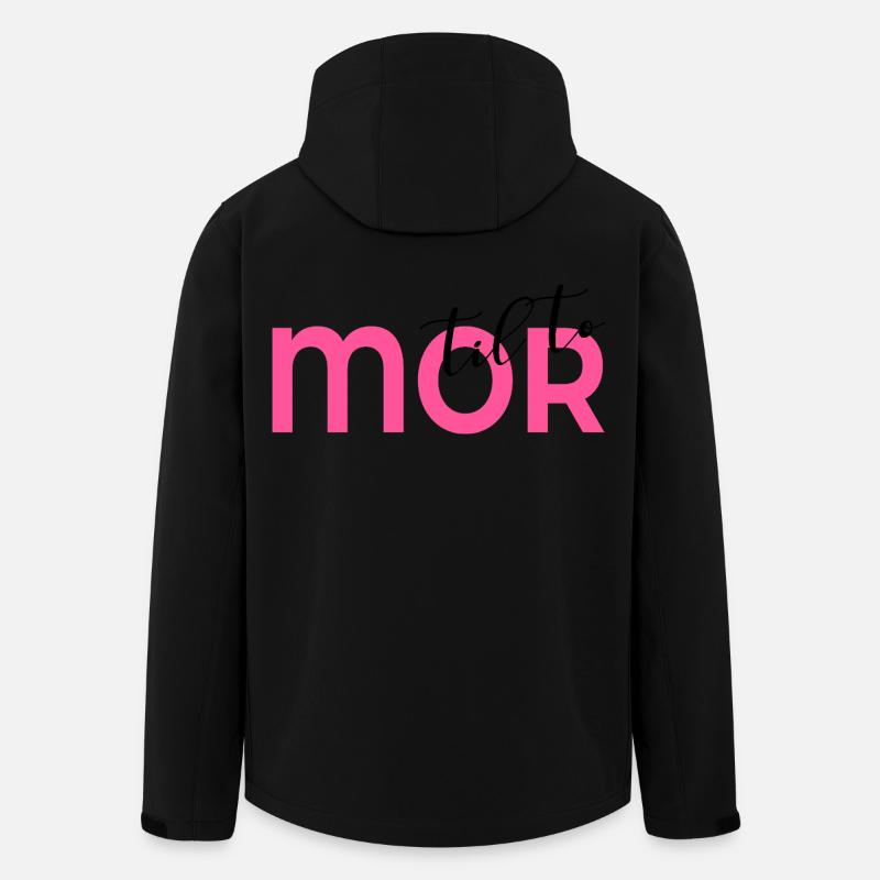 Mutter von zwei Kindern - Recycelte Männer Softshell-Jacke von Stanley/Stella - Schwarz