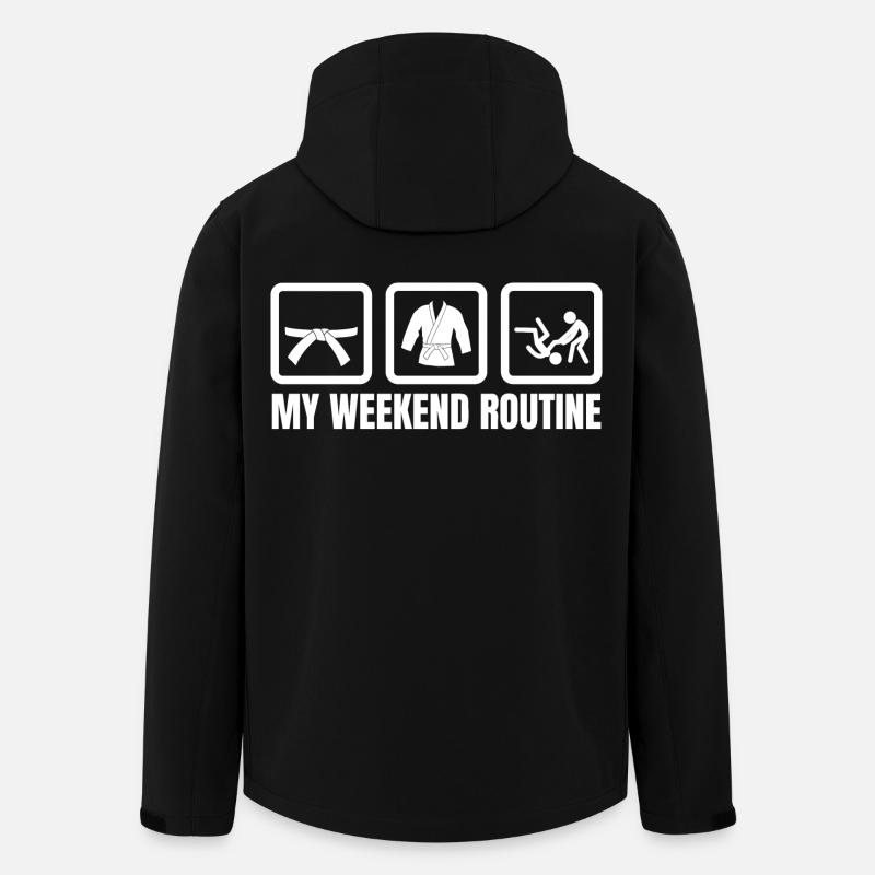 Judo Weekend - Men’s Recycled Softshell Jacket by Stanley/Stella - black