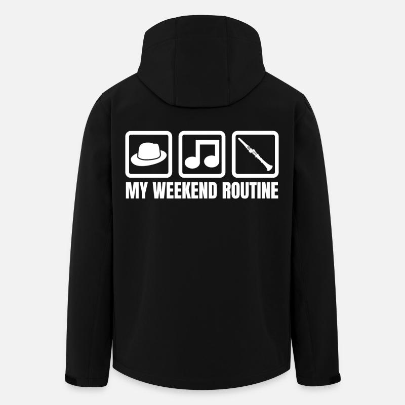 Clarinet Weekend - Men’s Recycled Softshell Jacket by Stanley/Stella - black
