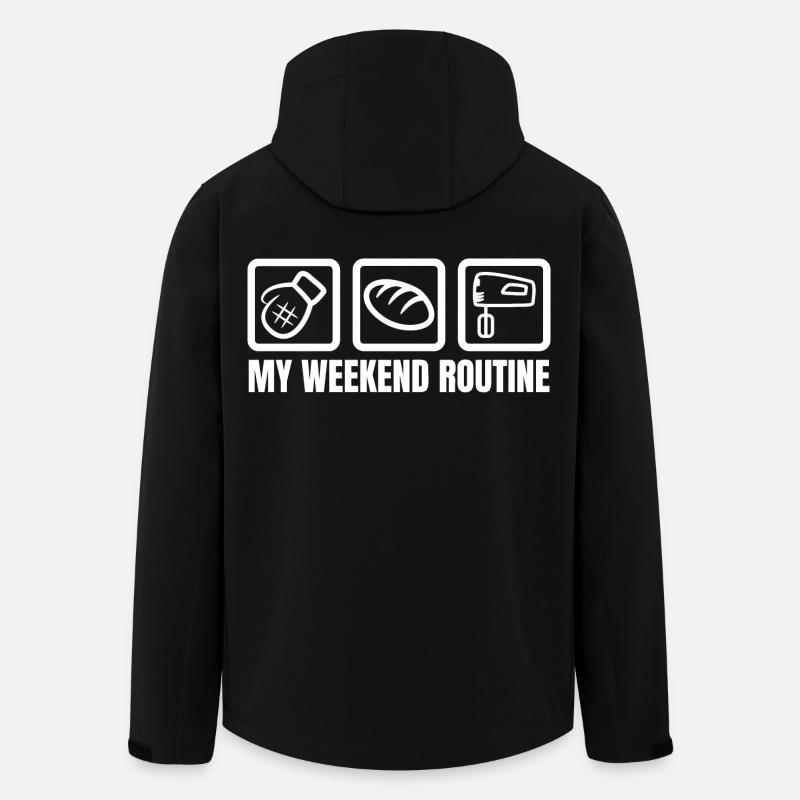 Fun Bakery Weekend - Men’s Recycled Softshell Jacket by Stanley/Stella - black