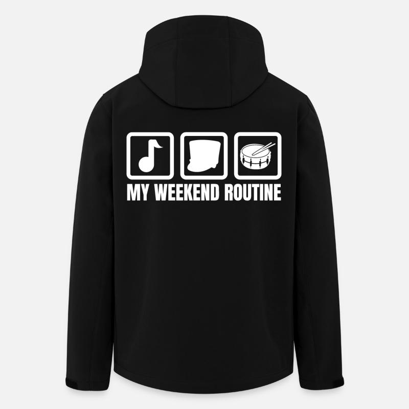 Drummer's Weekend - Men’s Recycled Softshell Jacket by Stanley/Stella - black