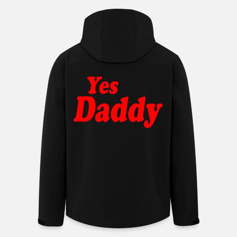 Yes daddy - Recycelte Männer Softshell-Jacke von Stanley/Stella - Schwarz