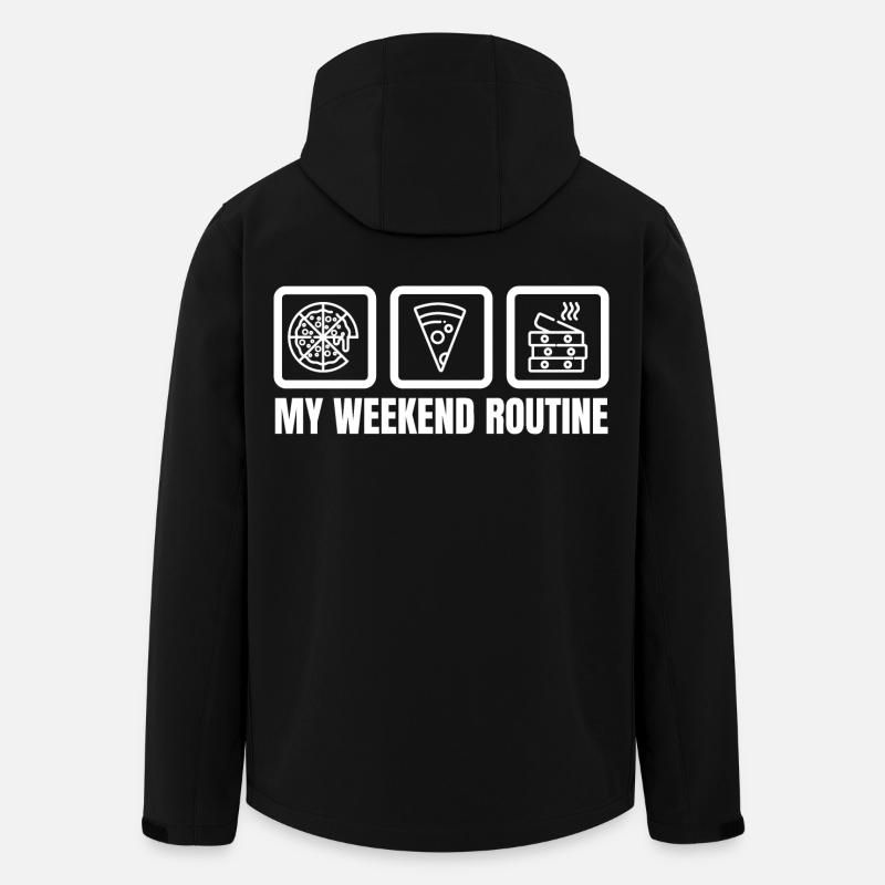 Ma routine du week-end - Veste softshell homme en polyester recyclé Stanley/Stella - noir