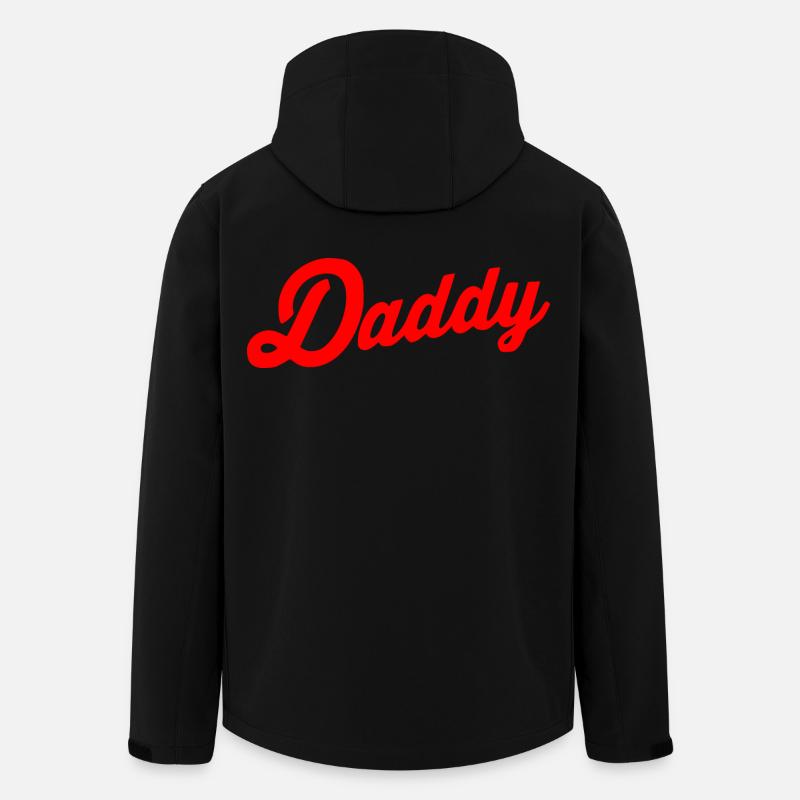 Daddy - Recycelte Männer Softshell-Jacke von Stanley/Stella - Schwarz