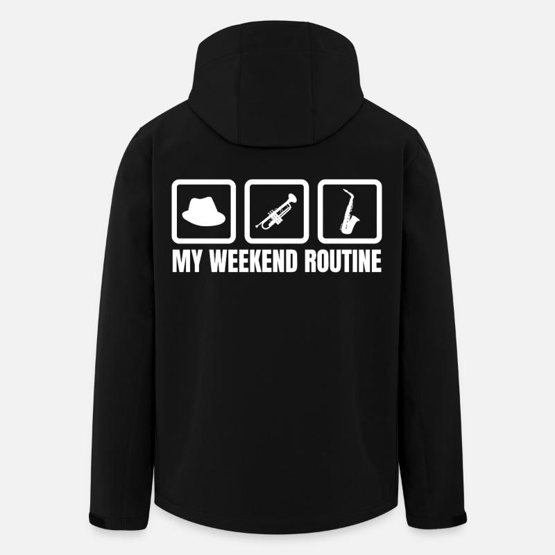 Trumpeter Weekend - Men’s Recycled Softshell Jacket by Stanley/Stella - black