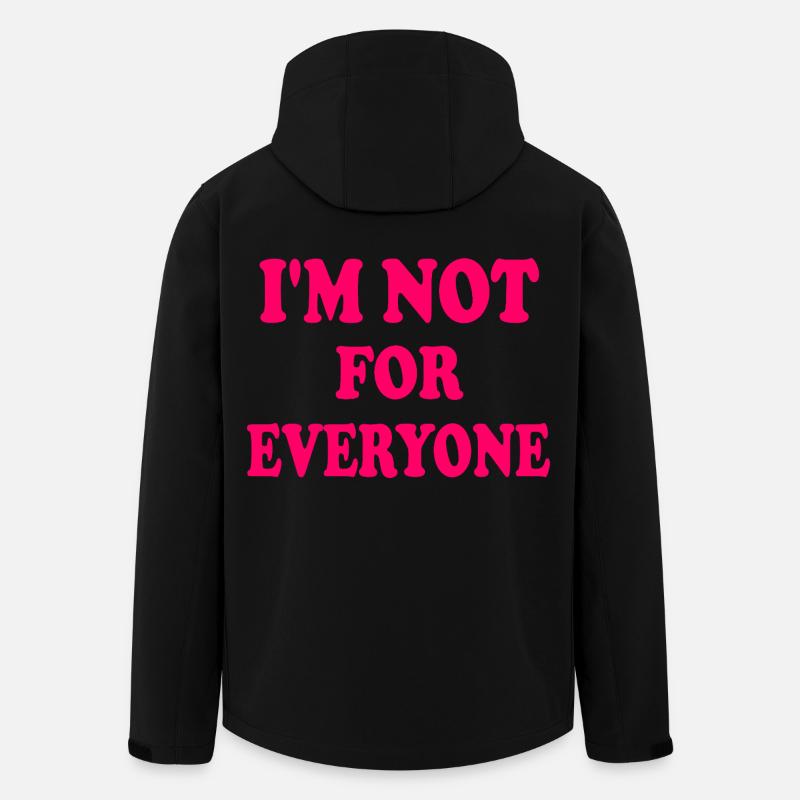i'm not for everyone - Men’s Recycled Softshell Jacket by Stanley/Stella - black