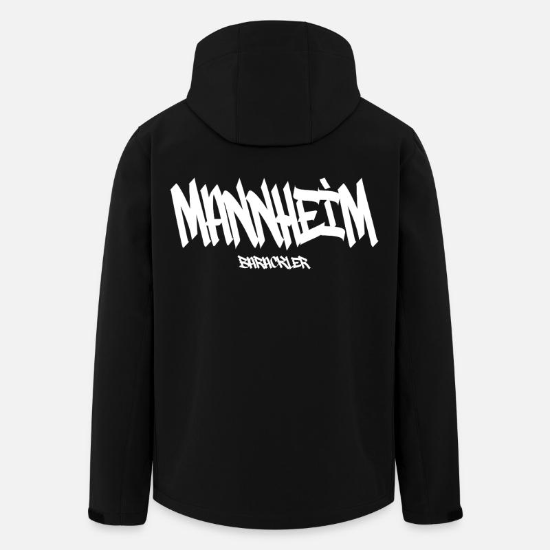 mannheim_barackler - Recycelte Männer Softshell-Jacke von Stanley/Stella - Schwarz