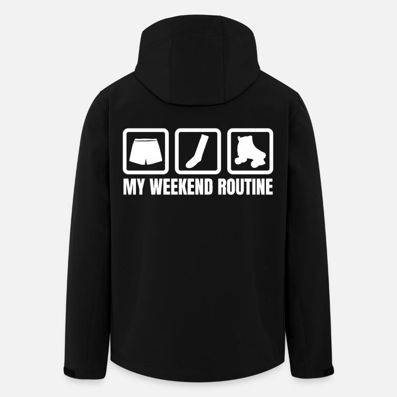 Ma routine du week-end - Veste softshell homme en polyester recyclé Stanley/Stella - noir