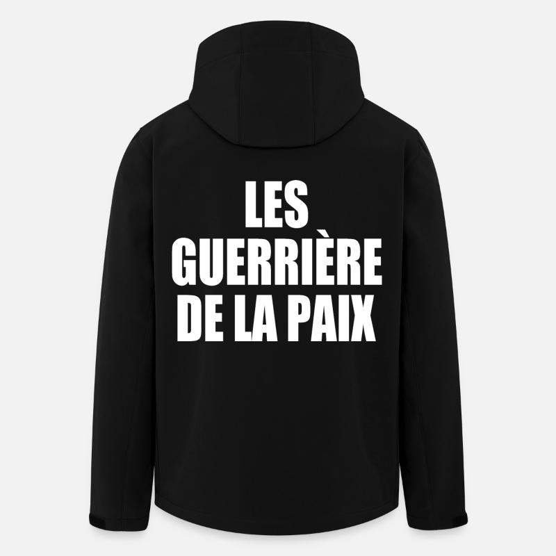 Die Krieger des Friedens - Recycelte Männer Softshell-Jacke von Stanley/Stella - Schwarz