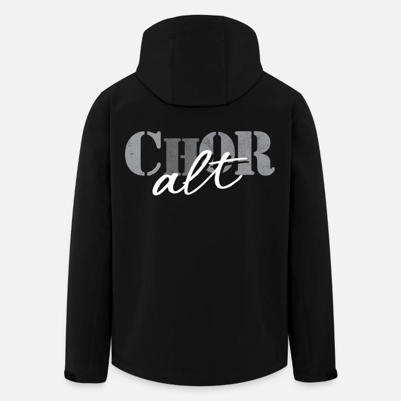 Chor Alt - Recycelte Männer Softshell-Jacke von Stanley/Stella - Schwarz