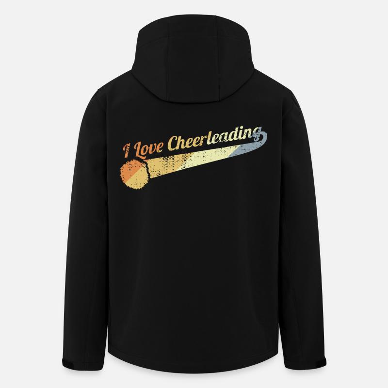 I Love Cheerleading - Recycelte Männer Softshell-Jacke von Stanley/Stella - Schwarz