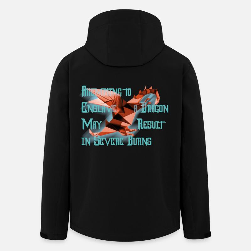 Kind Dragon - Veste softshell homme en polyester recyclé Stanley/Stella - noir
