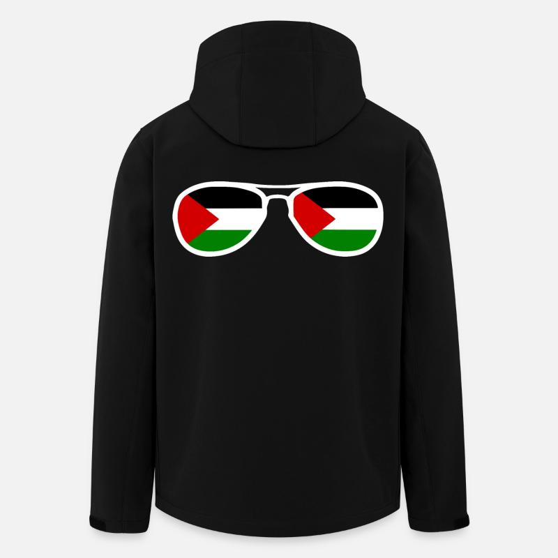 Palestine - Veste softshell homme en polyester recyclé Stanley/Stella - noir