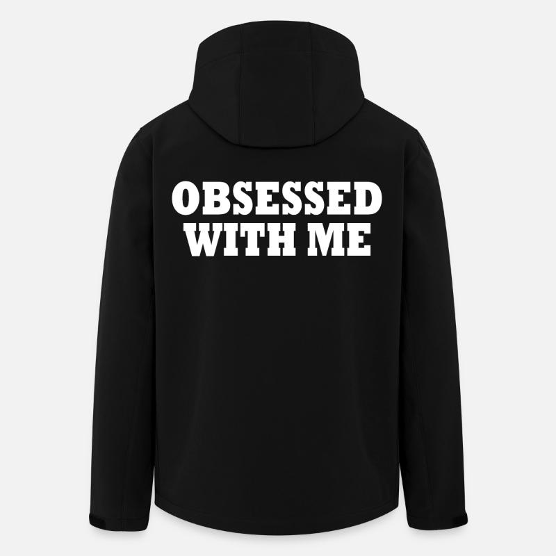 obsessed with me - Recycelte Männer Softshell-Jacke von Stanley/Stella - Schwarz