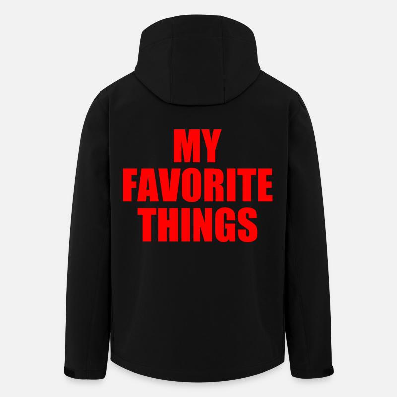 my favorite things - Recycelte Männer Softshell-Jacke von Stanley/Stella - Schwarz