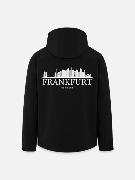 Frankfurt Skyline, Frankfurt Germany - Men’s Recycled Softshell Jacket by Stanley/Stella - black