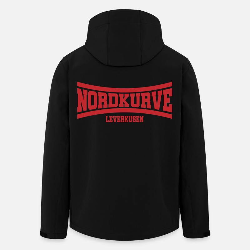 Nordkurve Leverkusen | Farbe änderbar - Recycelte Männer Softshell-Jacke von Stanley/Stella - Schwarz