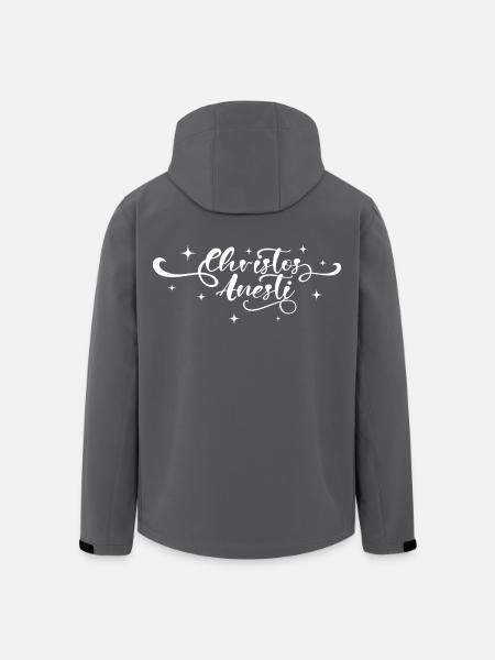 Christos Anesti Pascha Orthodox Easter - Men’s Recycled Softshell Jacket by Stanley/Stella - black