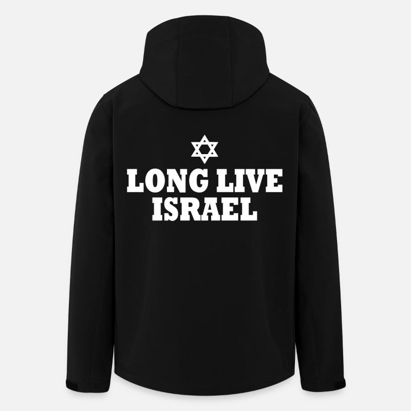 Long live israel - Men’s Recycled Softshell Jacket by Stanley/Stella - black