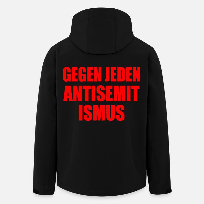 Gegen jeden antisemitismus - Recycelte Männer Softshell-Jacke von Stanley/Stella - Schwarz