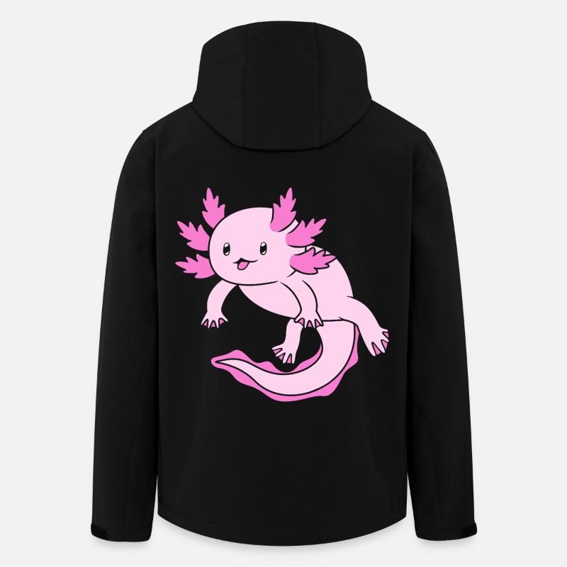Axolotl - Men’s Recycled Softshell Jacket by Stanley/Stella - black