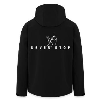 Chemise de tir à l’arc Never Stop Skeleton - Veste softshell homme en polyester recyclé Stanley/Stella - noir - Dos - AI Model Male 185 light (185cm)