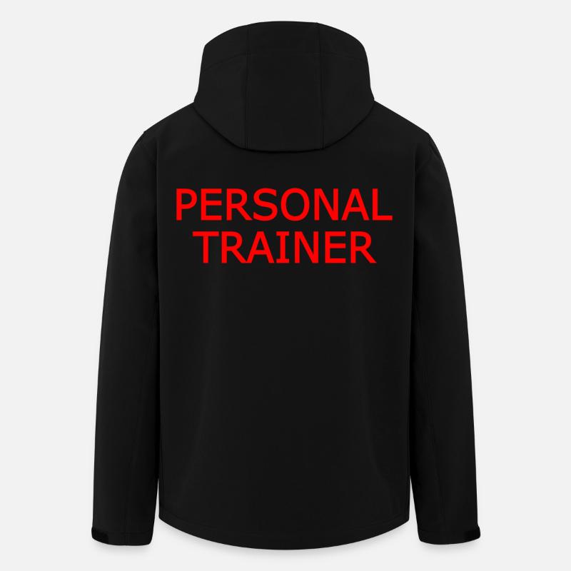 Personal trainer - Veste softshell homme en polyester recyclé Stanley/Stella - noir