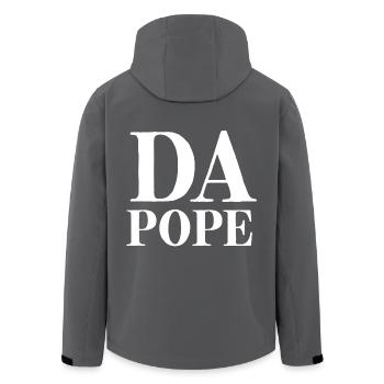 DA POPE Leo - Recycelte Männer Softshell-Jacke von Stanley/Stella - Schwarz - Hinten - AI Model Male 185 light (185cm)