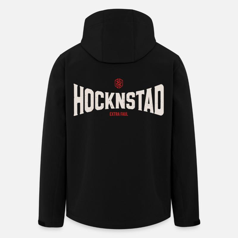 Hocknstad - Recycelte Männer Softshell-Jacke von Stanley/Stella - Schwarz