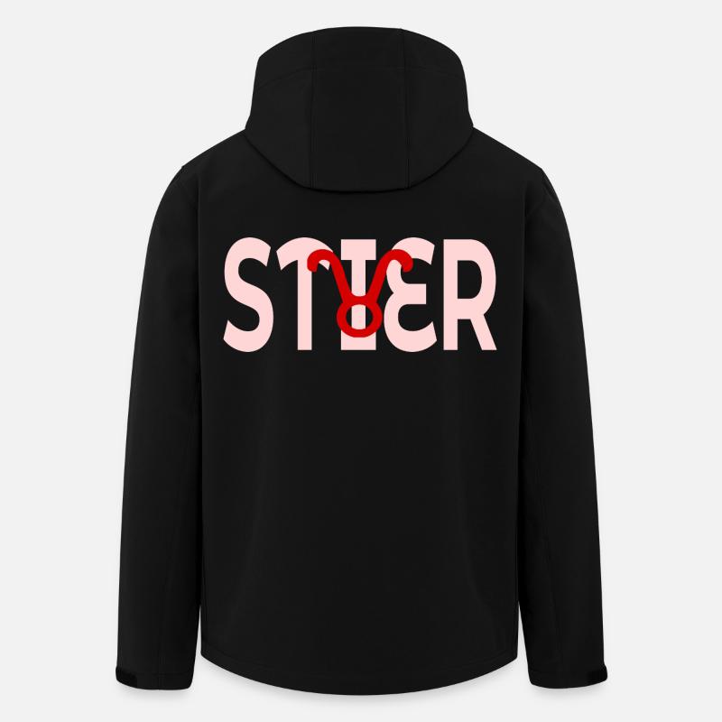 BIRTHDAY MAY - APRIL TAURUS - Men’s Recycled Softshell Jacket by Stanley/Stella - black