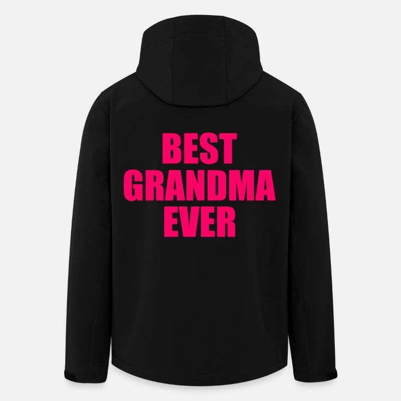 Best grandma ever - Recycelte Männer Softshell-Jacke von Stanley/Stella - Schwarz