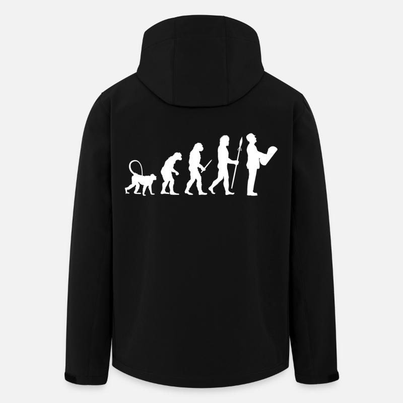 Die Entwicklung eines Architekten - Recycelte Männer Softshell-Jacke von Stanley/Stella - Schwarz