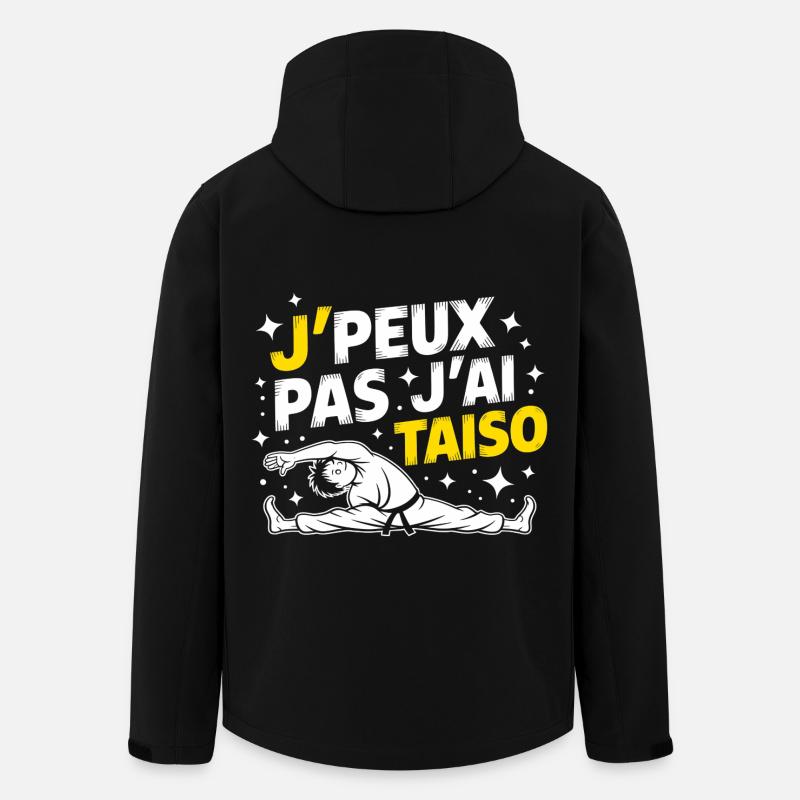Ich kann nicht, ich habe Taïso – Körper - Recycelte Männer Softshell-Jacke von Stanley/Stella - Schwarz