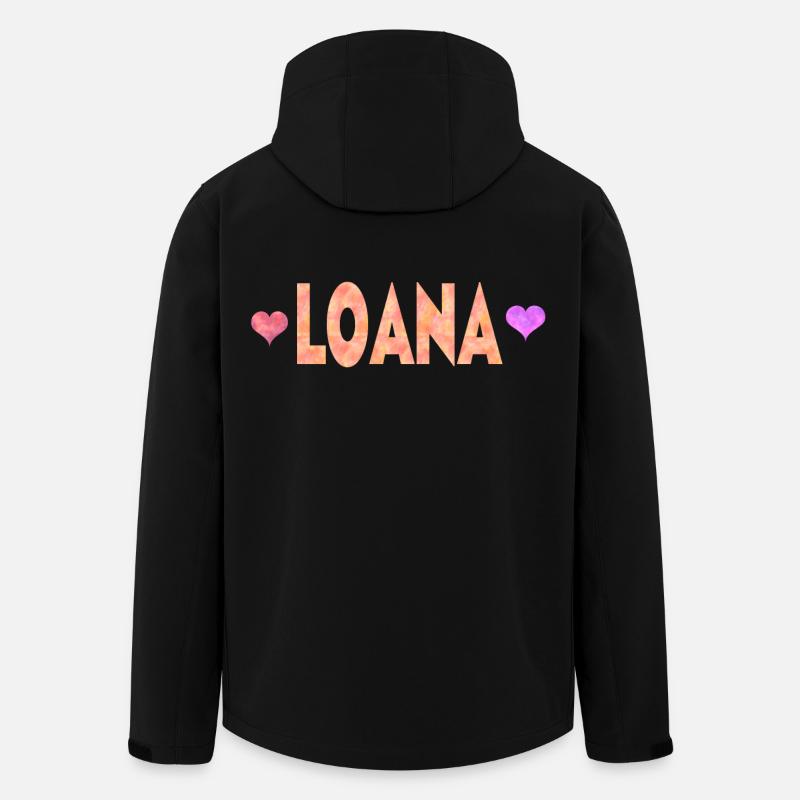 Loana - Veste softshell homme en polyester recyclé Stanley/Stella - noir