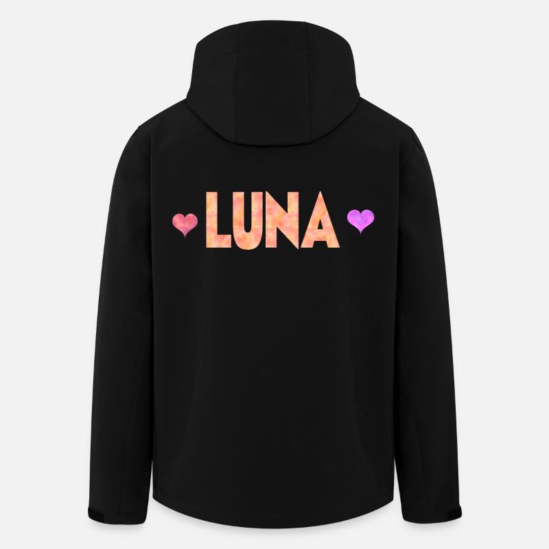 Luna - Recycelte Männer Softshell-Jacke von Stanley/Stella - Schwarz
